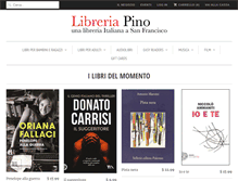 Tablet Screenshot of libreriapino.com